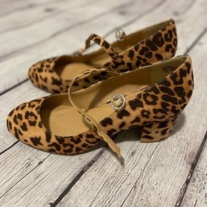 Torrid Leopard Block Heel Maryjanes 9